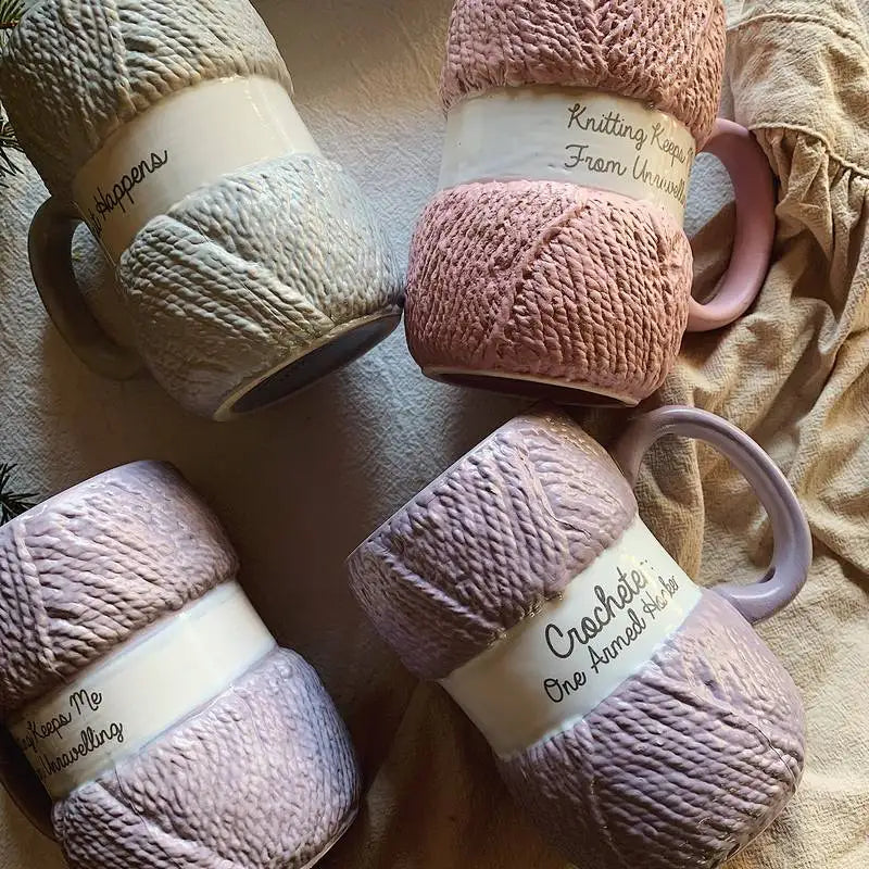 Creative Colorful Wool Ceramics Mugs /coffee mug Drinkware