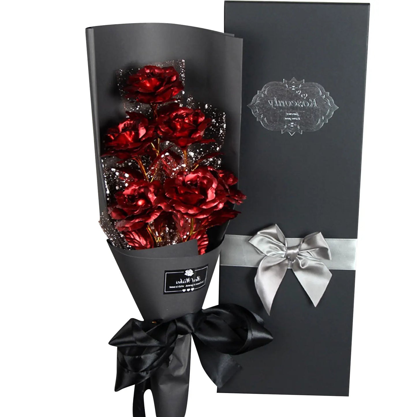 24K Foil Plated Gold Rose Bouquet