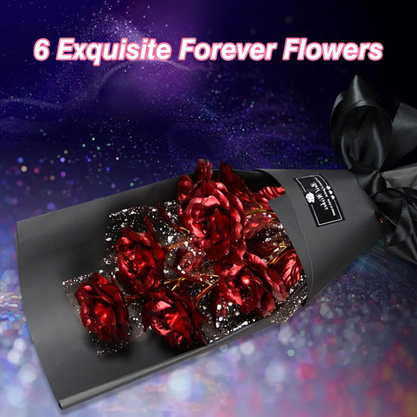 24K Foil Plated Gold Rose Bouquet