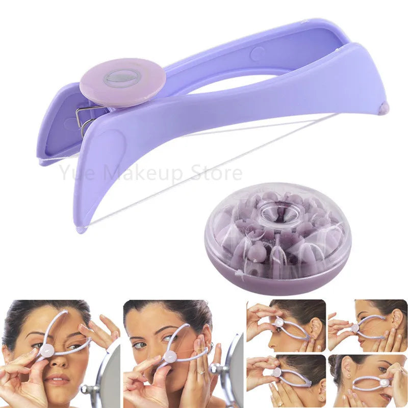 Women Facial Hair Remover Spring for Threading of Eyebrows