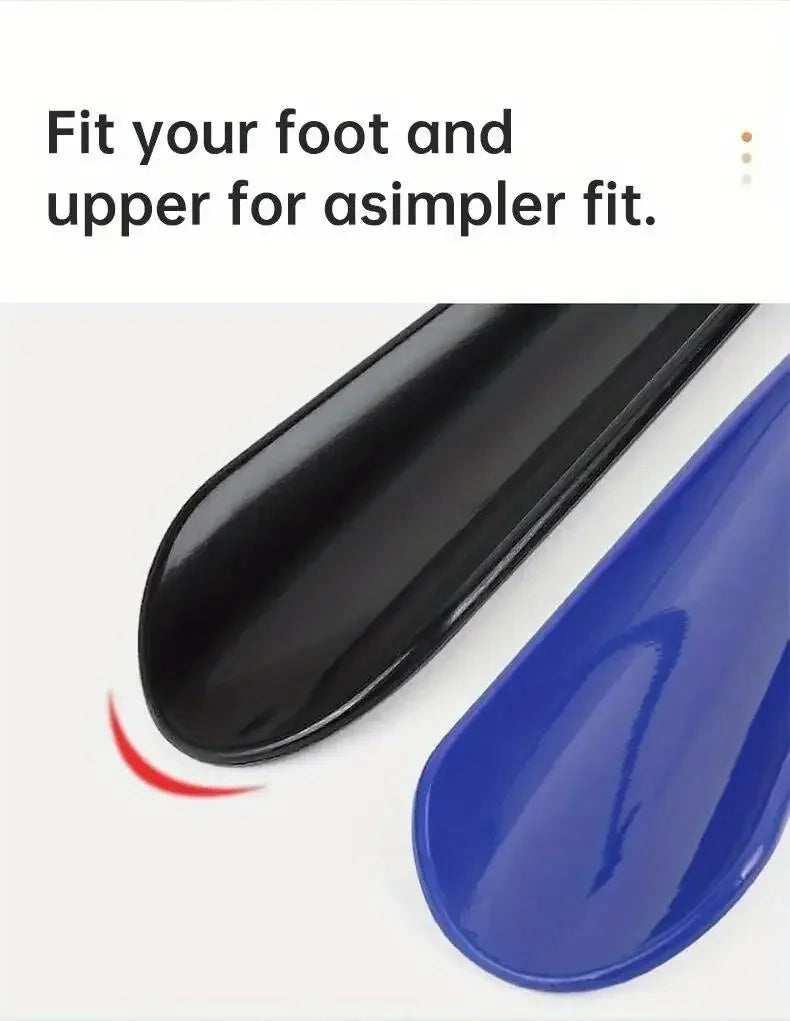 1pc Extra long flexible plastic shoe horns do not require bending durable shoe assistant