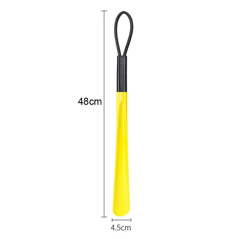 1pc Extra long flexible plastic shoe horns do not require bending durable shoe assistant