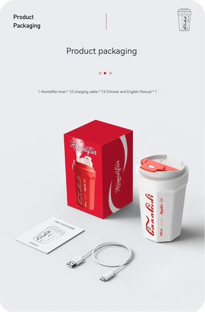Coke Cup Creative Humidifier USB