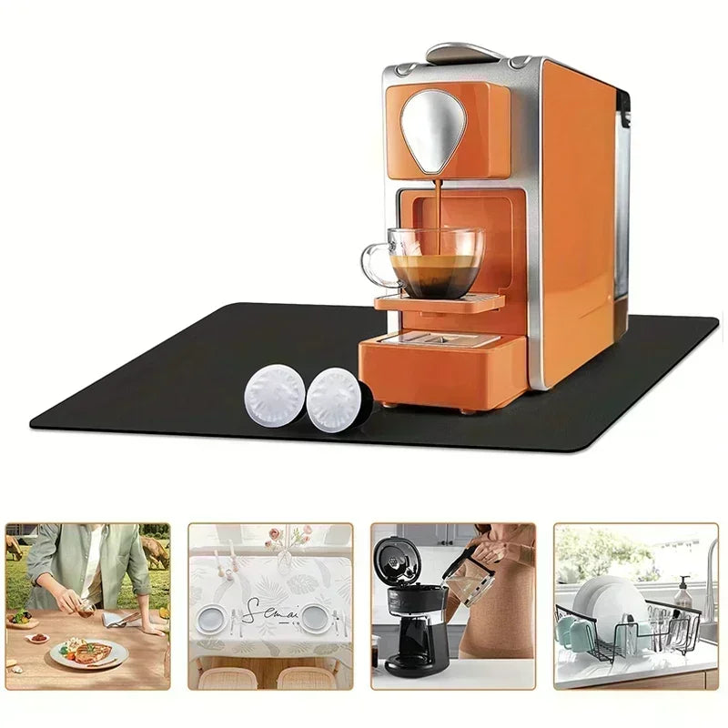 Coffee Machine Absorbent Non-Slip Mat