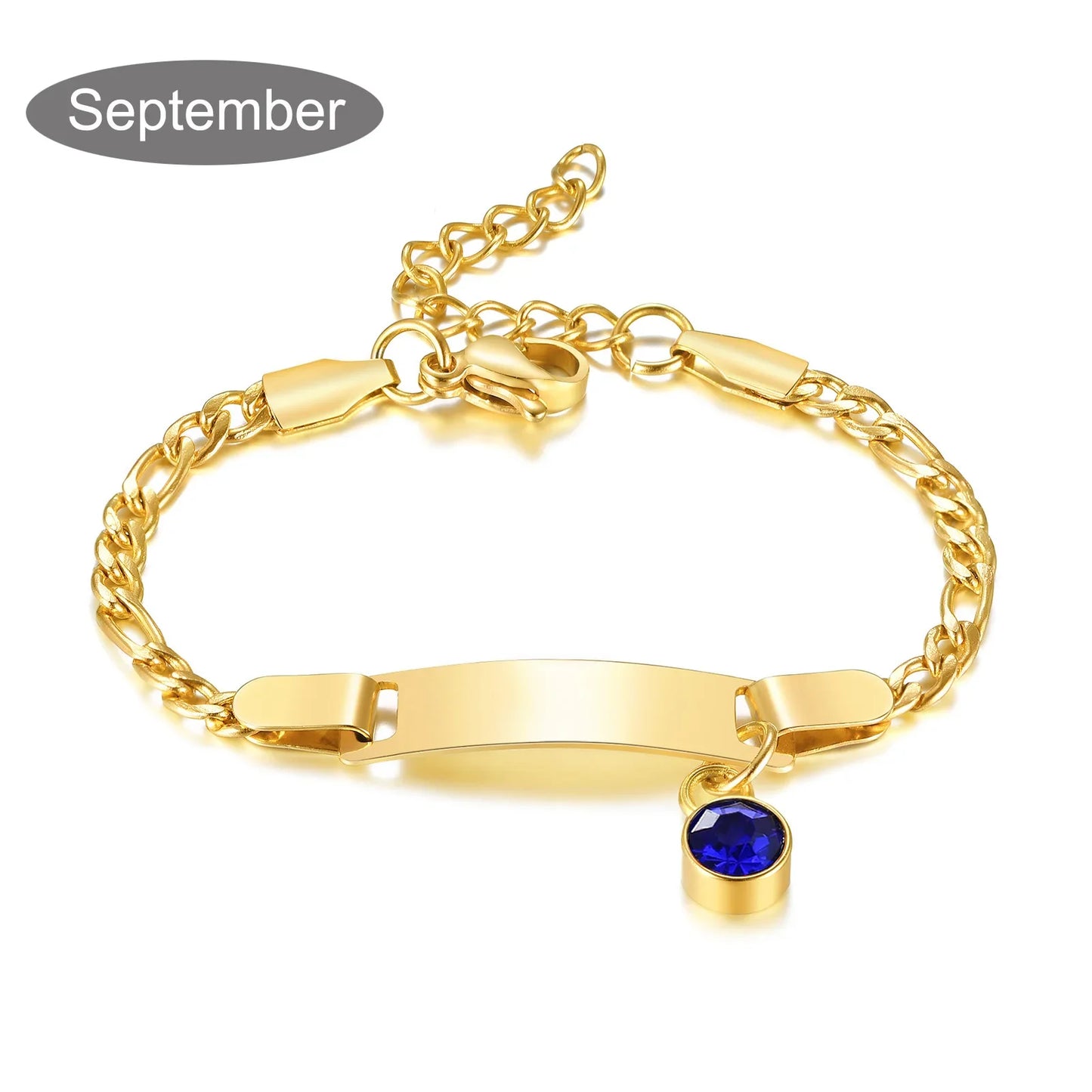 Personalized Birthstone Charm Bracelet
