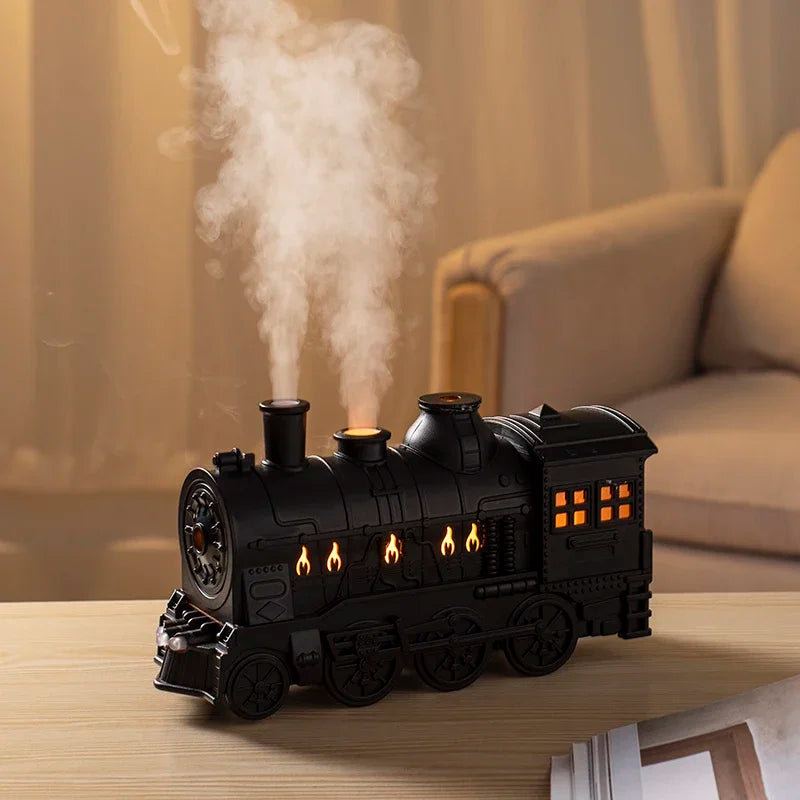 Train Air Humidifier Ultrasonic Aromatherapy Diffuser USB Fragrance Essential Oil