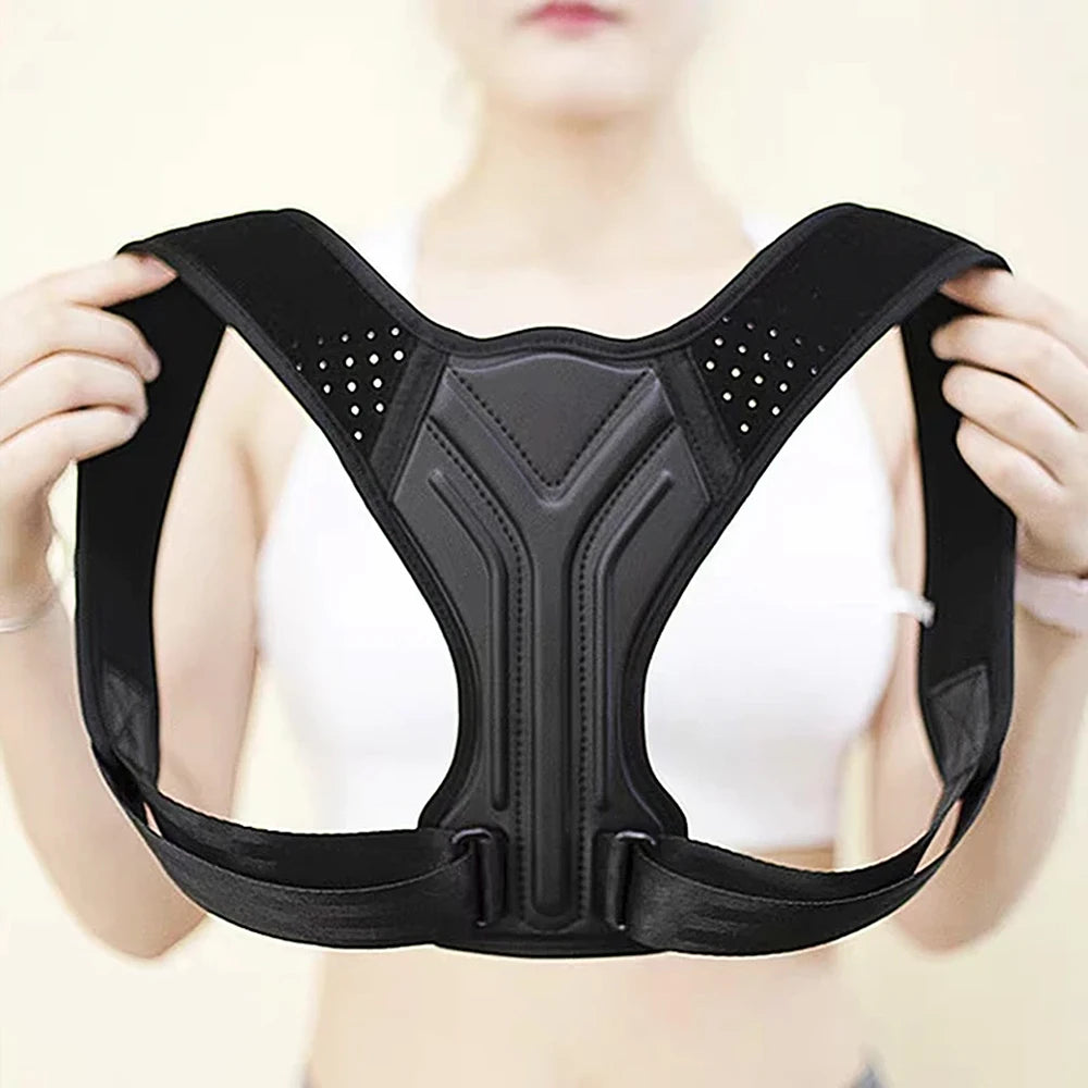 Adjustable Back Shoulder Posture Corrector Belt, Spine Support