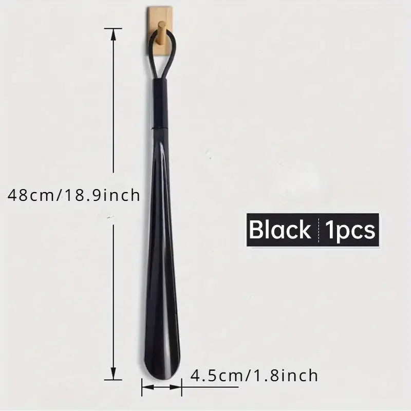 1pc Extra long flexible plastic shoe horns do not require bending durable shoe assistant