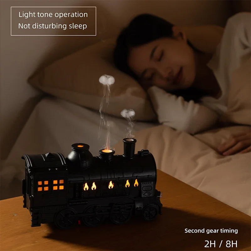 Train Air Humidifier Ultrasonic Aromatherapy Diffuser USB Fragrance Essential Oil