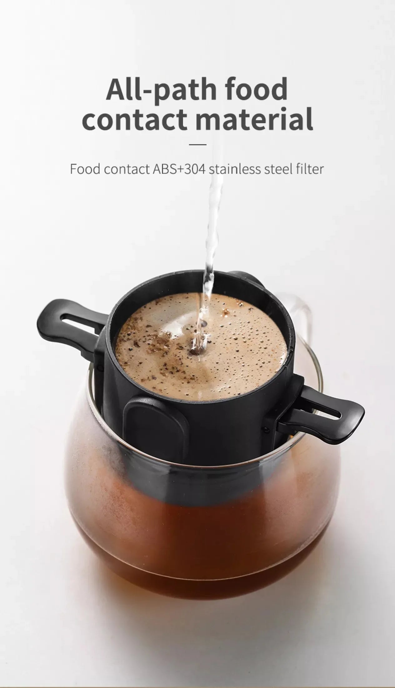 Stainless Steel Portable Coffee Filter Drip
