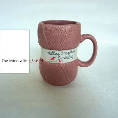 Creative Colorful Wool Ceramics Mugs /coffee mug Drinkware