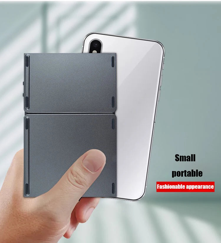 Folding Bluetooth Keyboard with Touchpad for IOS, Android, Windows Office