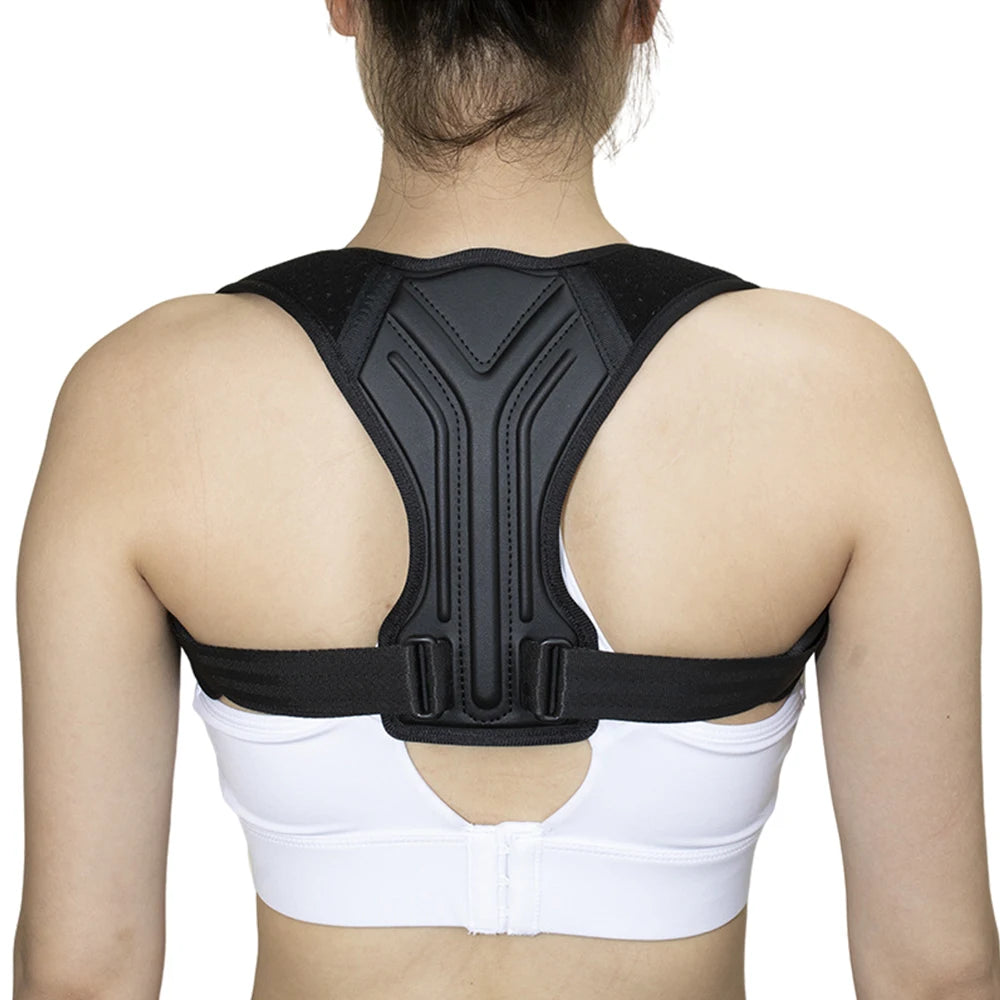 Adjustable Back Shoulder Posture Corrector Belt, Spine Support