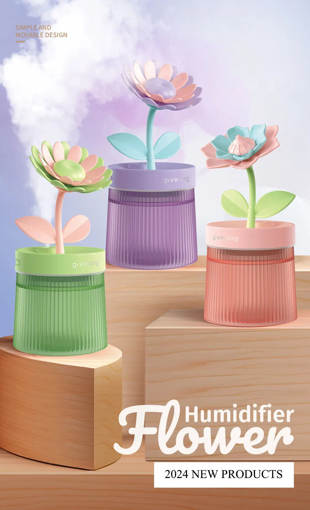 Flower Air Humidifier