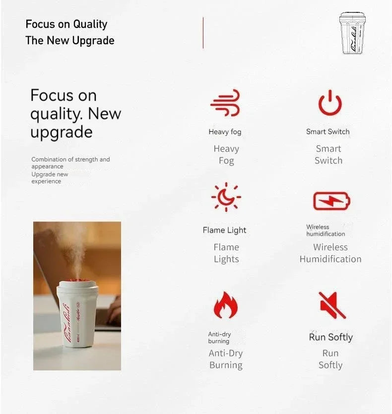 Coke Cup Creative Humidifier USB