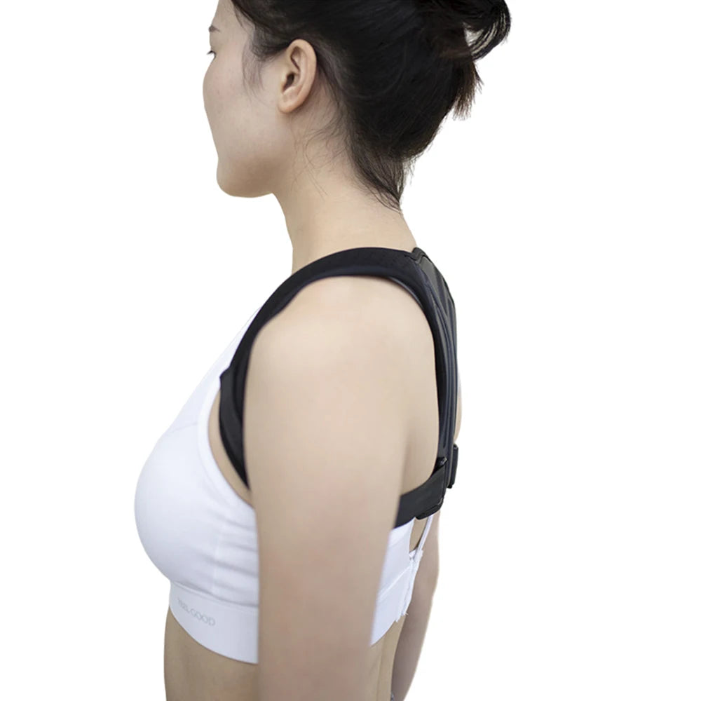 Adjustable Back Shoulder Posture Corrector Belt, Spine Support