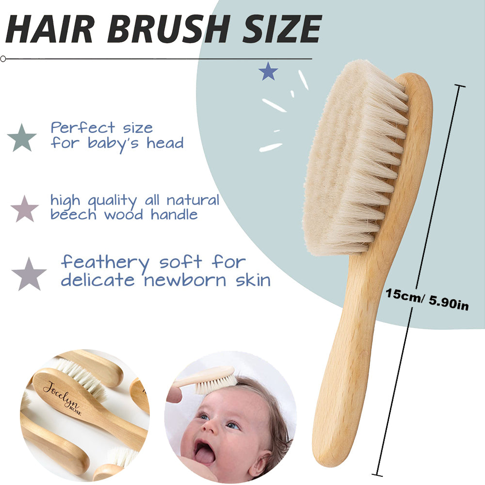 Personalized Baby Hairbrushes Custom Name