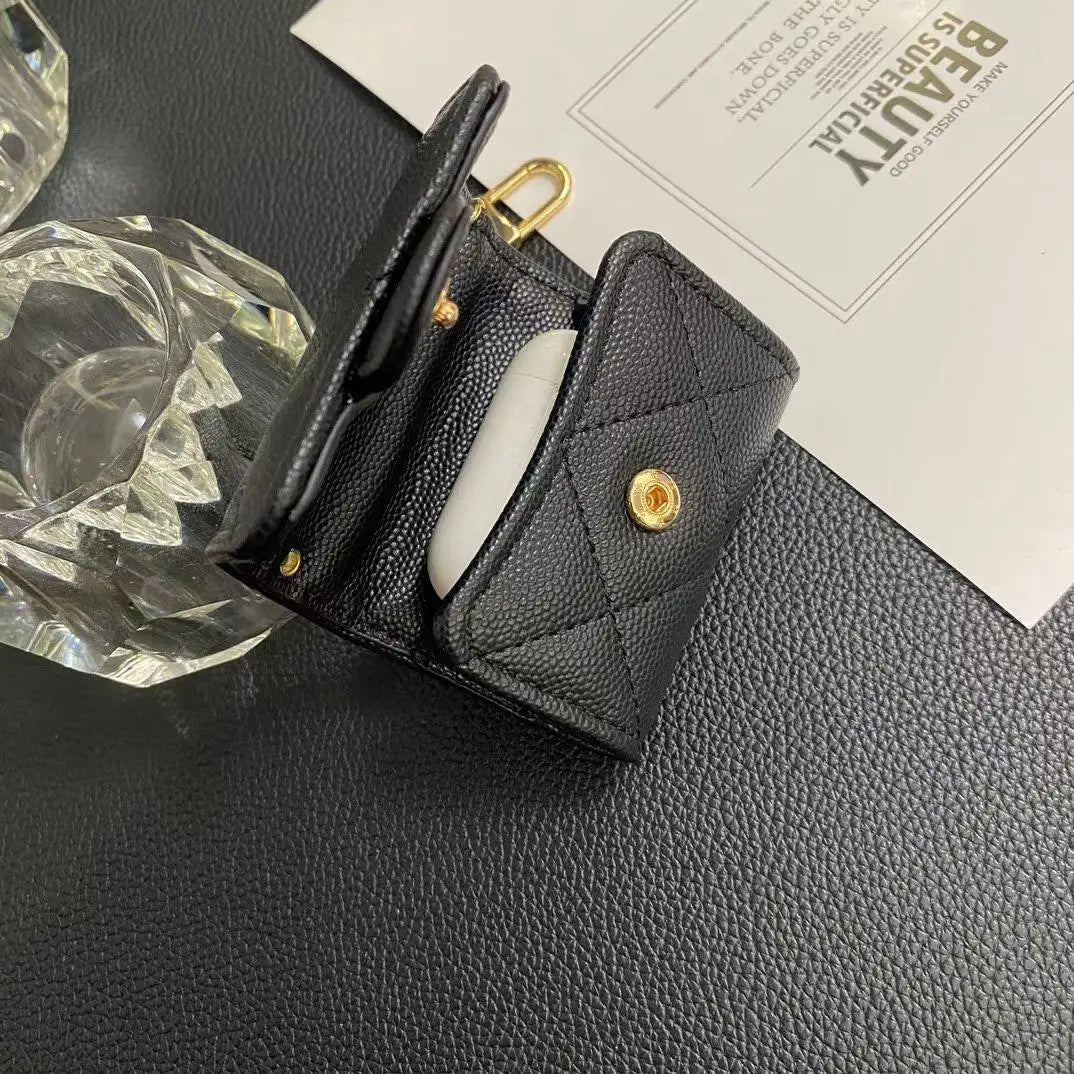 Soft Leather Case for Air pods Pro Earphone