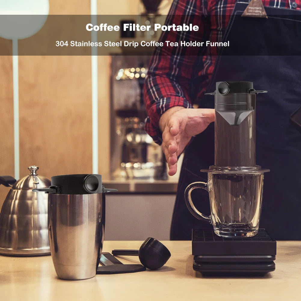 Stainless Steel Portable Coffee Filter Drip