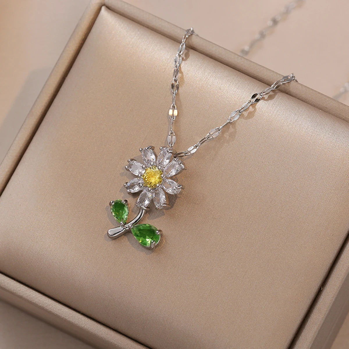Creative Cute Cartoon Cat Stainless Steel Chain necklace