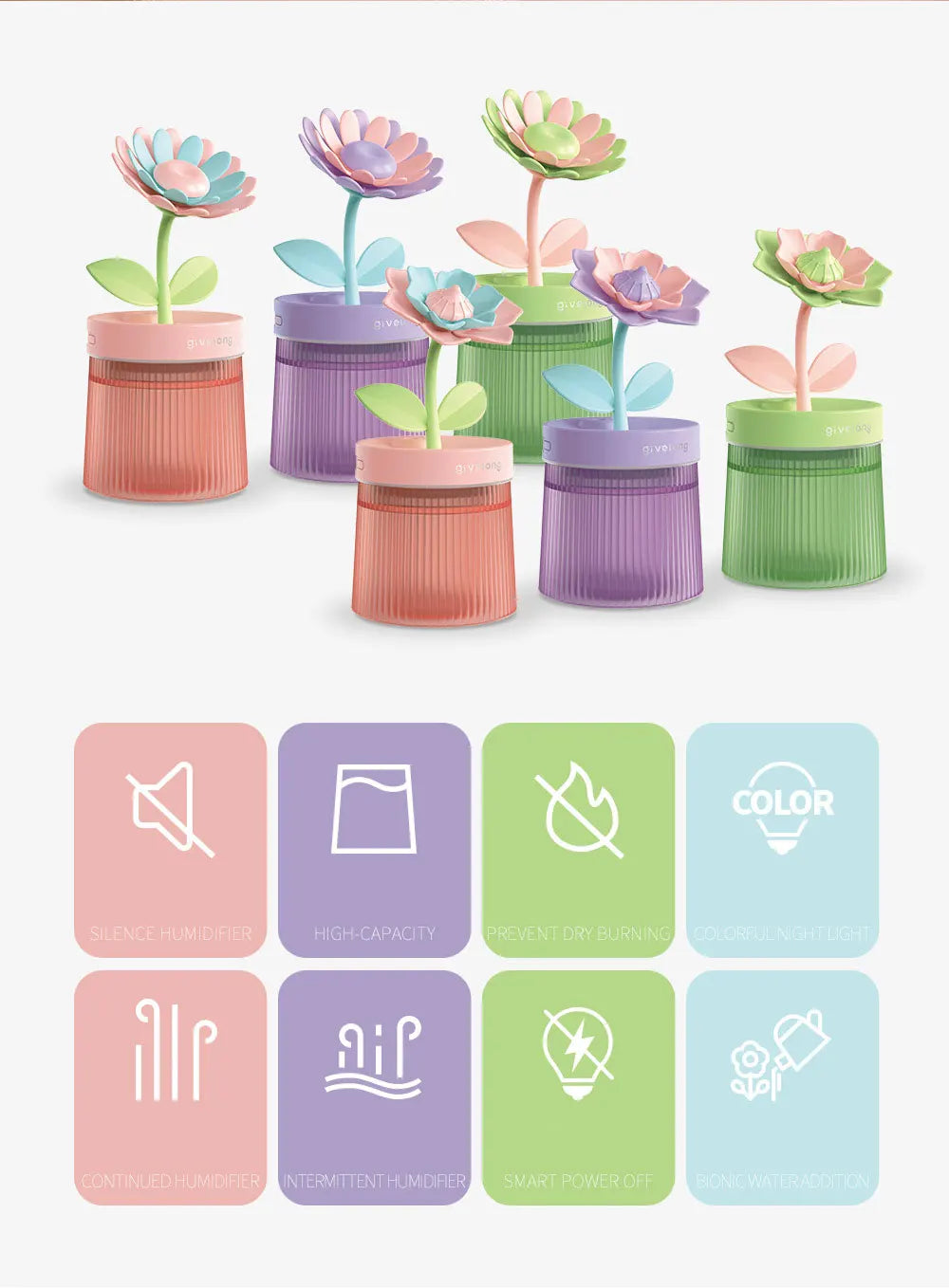 Flower Air Humidifier