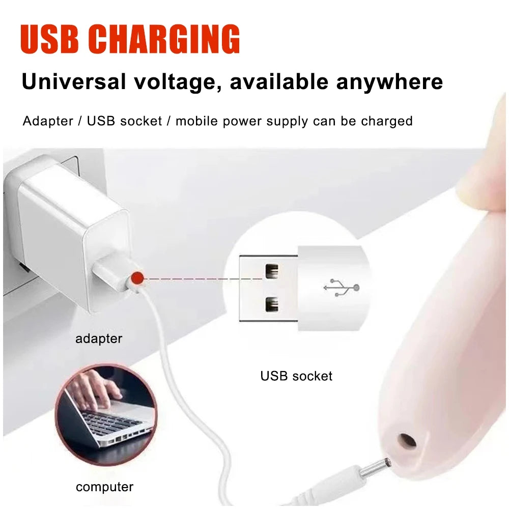 Electric Foot Pedicure Foot File Grinder Compact Size for Easy Home Use Foot Care Tool for Sandpaper Feeling Feet