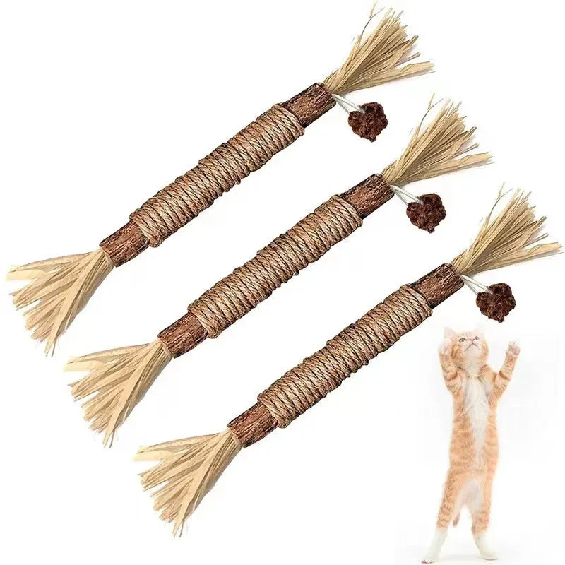 1PC 22CM Wooden Polygonum Stick for Teeth Grinding, Tooth Cleansing, Tooth Stain Removal and Fresh Breath