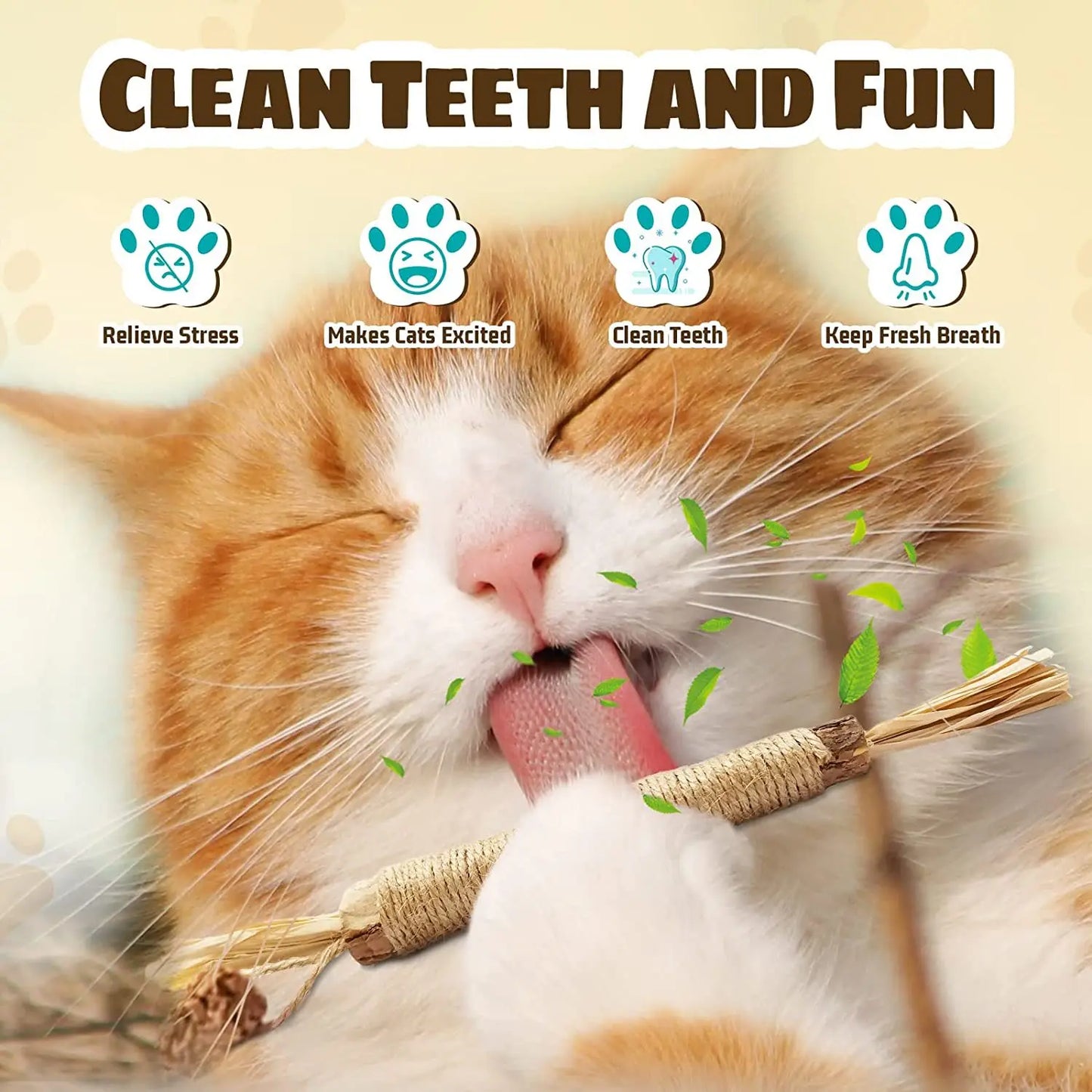 1PC 22CM Wooden Polygonum Stick for Teeth Grinding, Tooth Cleansing, Tooth Stain Removal and Fresh Breath