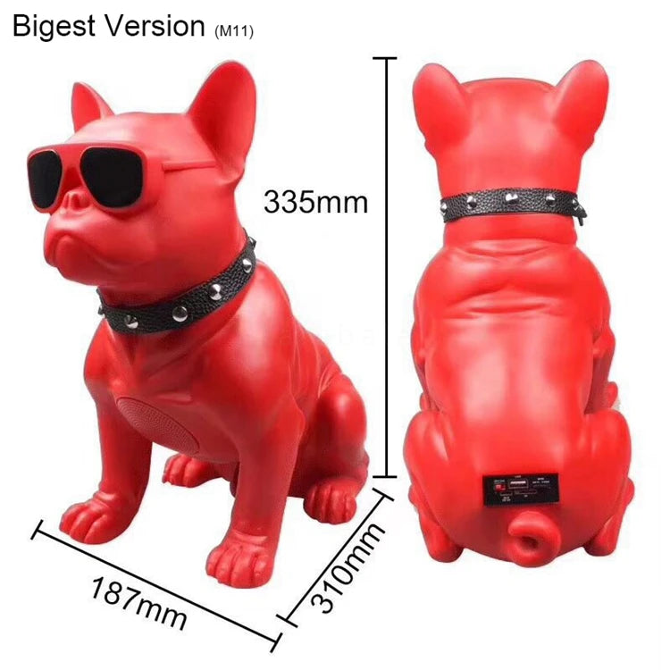 Big Bulldog Wireless Bluetooth Speaker Portable FM Heavy Bass 3D Sound Quality Surround Radio Multifunction  Subwoofer