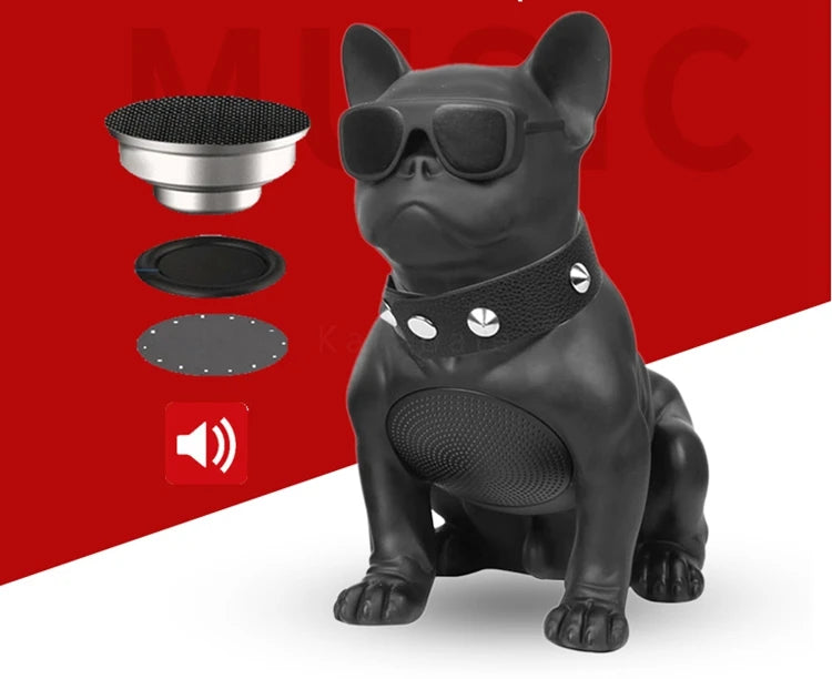 Big Bulldog Wireless Bluetooth Speaker Portable FM Heavy Bass 3D Sound Quality Surround Radio Multifunction  Subwoofer