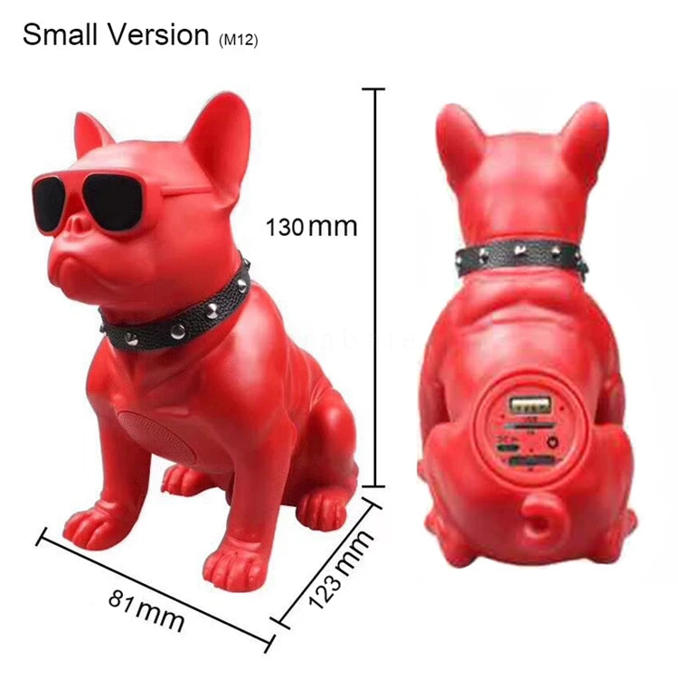 Big Bulldog Wireless Bluetooth Speaker Portable FM Heavy Bass 3D Sound Quality Surround Radio Multifunction  Subwoofer