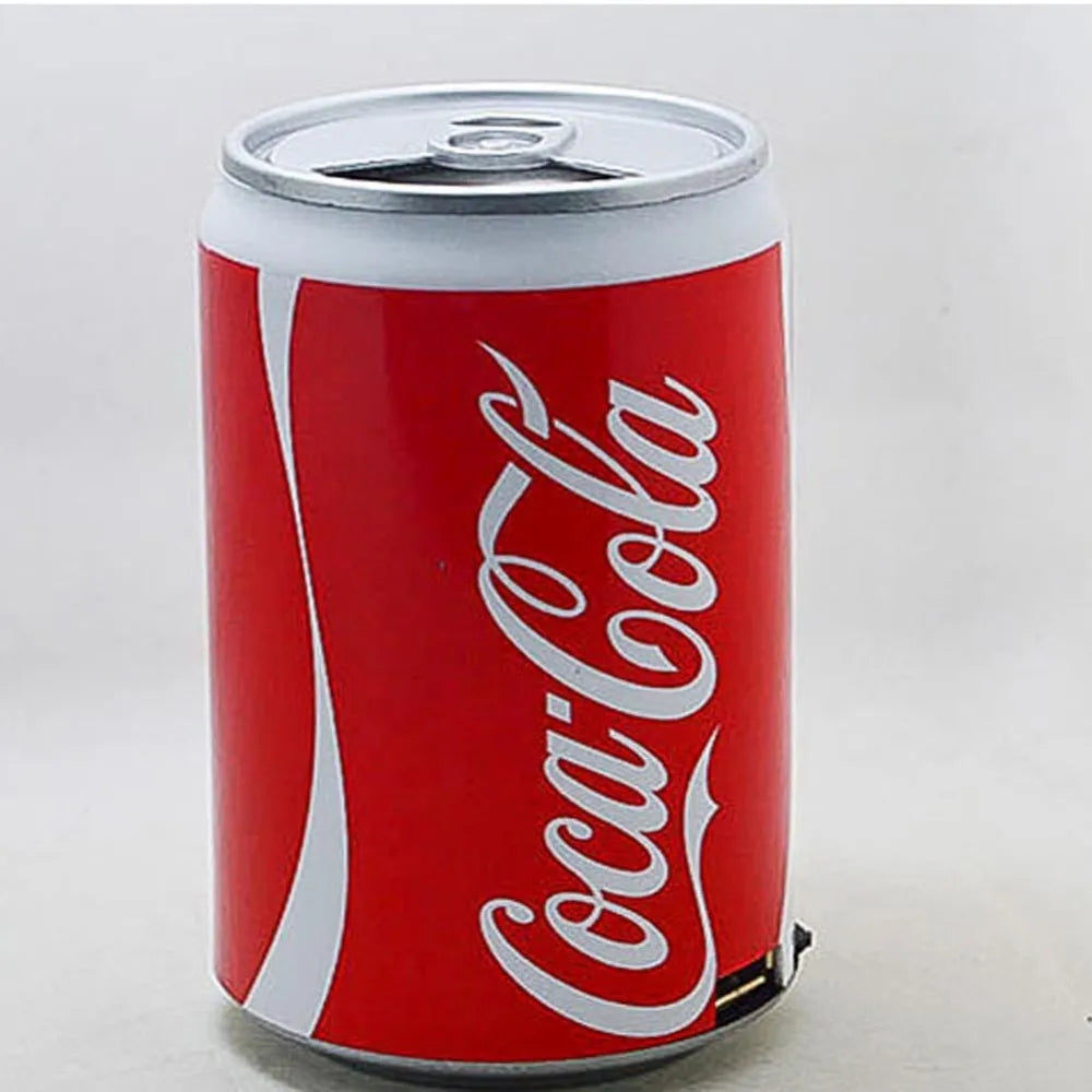 Metal Soda cans USB Mini Bluetooth speaker