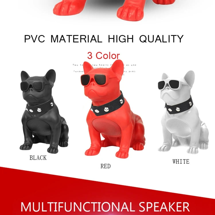 Big Bulldog Wireless Bluetooth Speaker Portable FM Heavy Bass 3D Sound Quality Surround Radio Multifunction  Subwoofer