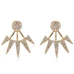 Crystal Flower Drop Rhinestones Earrings