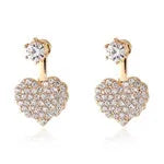 Crystal Flower Drop Rhinestones Earrings