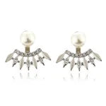 Crystal Flower Drop Rhinestones Earrings