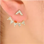 Crystal Flower Drop Rhinestones Earrings