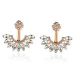 Crystal Flower Drop Rhinestones Earrings