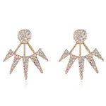 Crystal Flower Drop Rhinestones Earrings