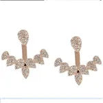 Crystal Flower Drop Rhinestones Earrings