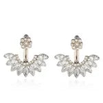 Crystal Flower Drop Rhinestones Earrings