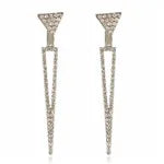 Crystal Flower Drop Rhinestones Earrings