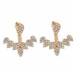 Crystal Flower Drop Rhinestones Earrings