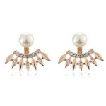 Crystal Flower Drop Rhinestones Earrings