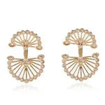 Crystal Flower Drop Rhinestones Earrings