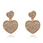 Crystal Flower Drop Rhinestones Earrings