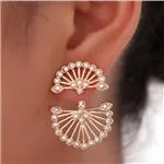 Crystal Flower Drop Rhinestones Earrings