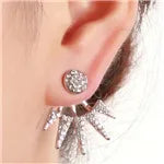 Crystal Flower Drop Rhinestones Earrings