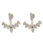 Crystal Flower Drop Rhinestones Earrings