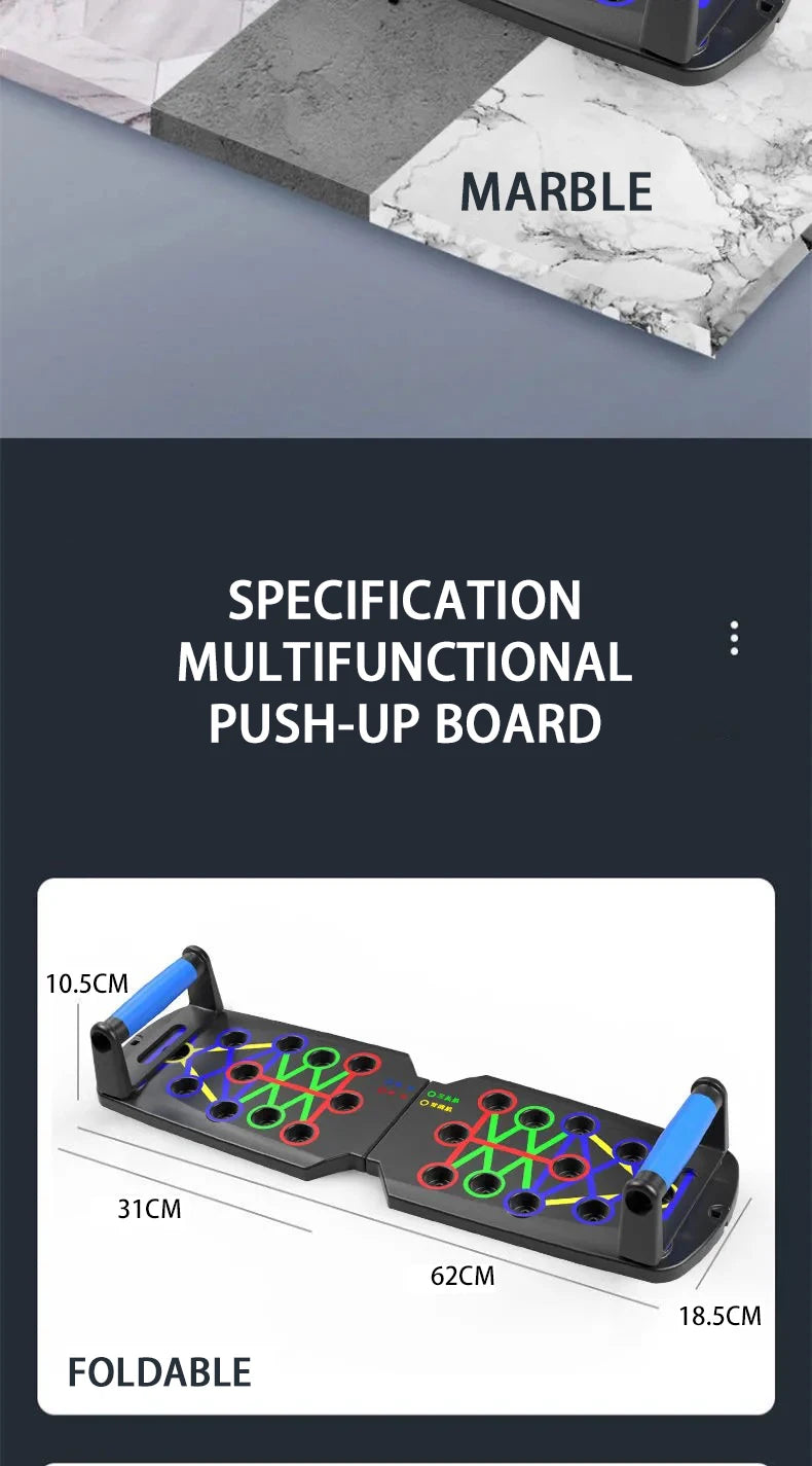 Push-up Board Set Multifunctional for Chest Abdomen Arms/Back Training